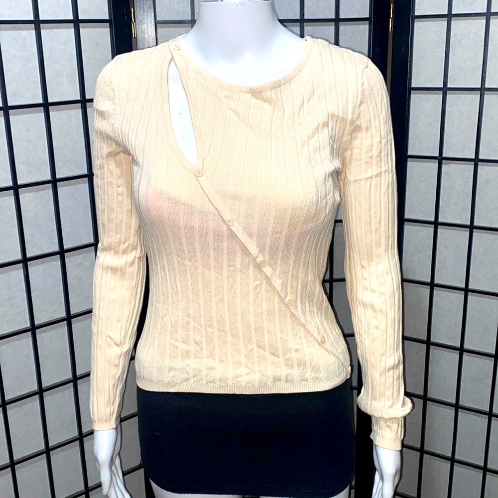 AMISU Longsleeve Button Top